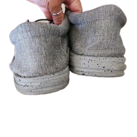 Hey Dude Men's Gray Wally L Stretch Shoe 11 - Picture 4 of 12